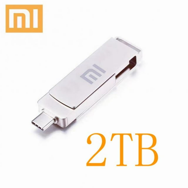 Original Xiaomi 2TB USB 3.2 Flash Drive U Disk Type-C Interface High Speed 1TB Large Capacity Metal Waterproof Memoria USB Stick