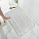 thumbnail image 4 of Alfombra de baño antideslizante | Microfibra ultrasuave y absorbente | Lavable a máquina para baño, ducha y cocina | 40 x 60 cm (gris, rojo y marrón), 4 of 7