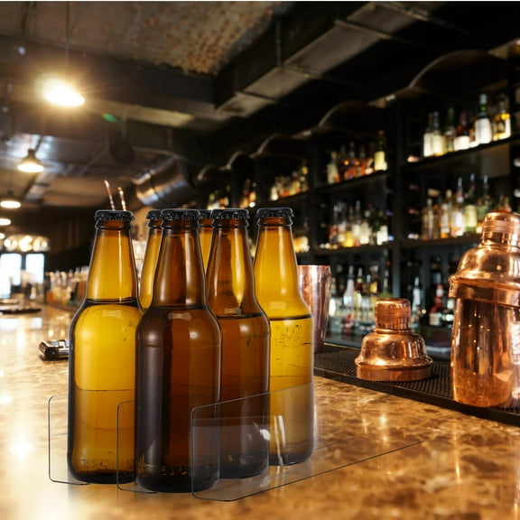 ROSENICE Clear Shelf Dividers Sorting Shelf Dividers Transparent Plastic 6pcs