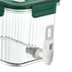 thumbnail image 2 of Hervidor de agua fría con grifo, dispensador de bebidas, jarra de agua, contenedor de bebidas para 2.5L verde jade, 2 of 3