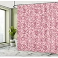 thumbnail image 4 of Ambesonne Vintage Shower Curtain, Classic Floral Swirls Print, 69"Wx70"L, Blush Magenta, 4 of 4