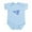 Sky Blue, variant on CafePress - Amoskeag Lake Infant Bodysuit - Baby Light Bodysuit, Size Newborn - 24 Months
