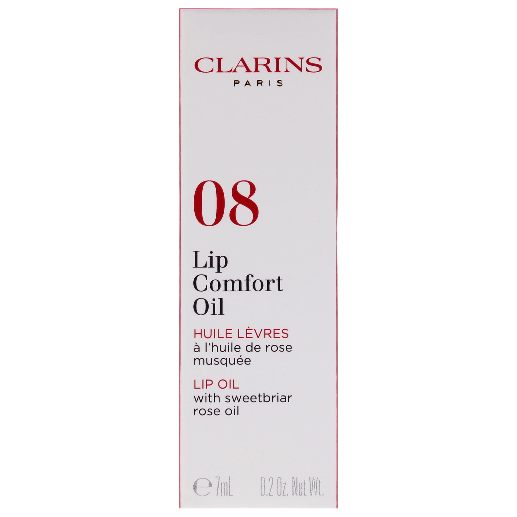 Lip Comfort Oil - 08 Strawberry by Clarins for Women - 0.2 oz Lip Oil