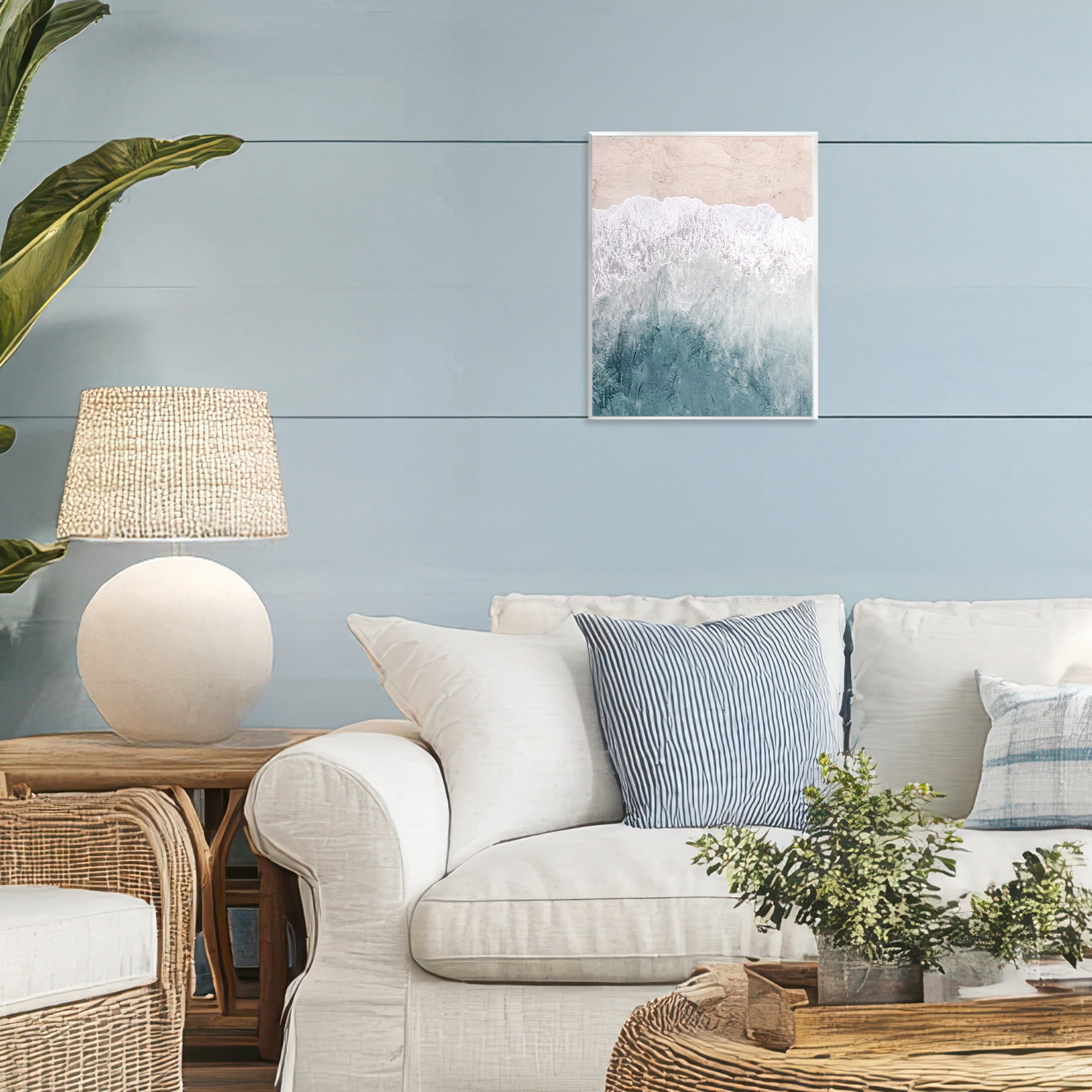 Stupell Industries Beach Top Shore Wall Plaque Art, design by Kim Allen