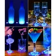 thumbnail image 4 of LINLIN LED Coaster, Light Up Coaster LED Car Coasters Waterproof Acrylic Beer Cocktail Coasters for Parties Weddings Bar Christmas Home Pub, 4 of 8