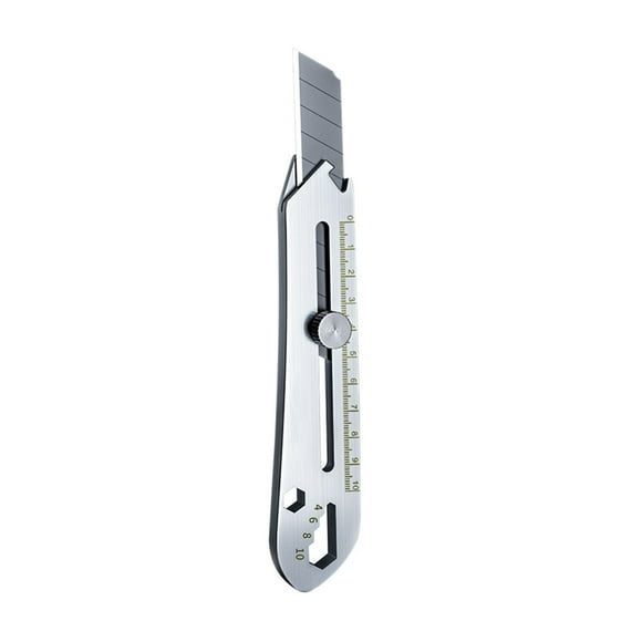 SDNall Couteau de Coupe 18Mm Couteau Multi-Usage Lourd Couteau en Acier Inoxydable Couteau Multifonctionnel Multi-Usage Robuste pour Tapis