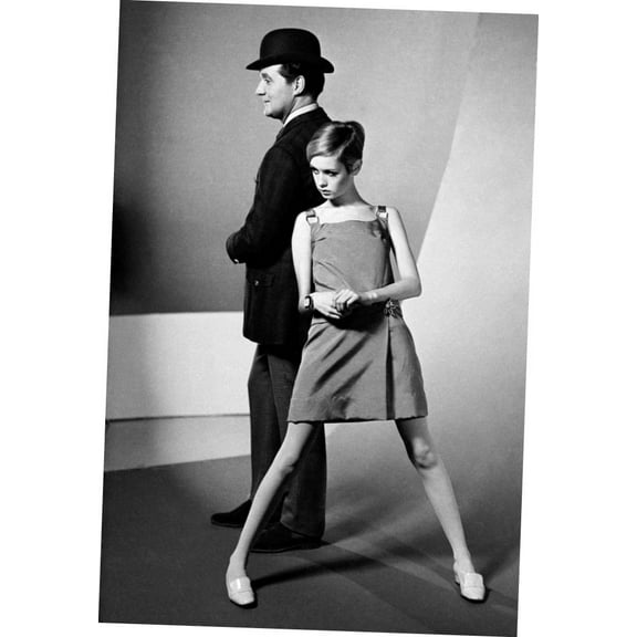 Patrick Macnee Twiggy Poster 11inx17in Mini Poster 11x17 poster