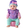 thumbnail image 4 of AlevRam AlevRam 10-Pack 18 inch Doll Clothes Outfits with Headbands or Hats, Cute Printed Romper Jumpsuits, Soft Fabric, Easy Velcro Back Closure, 4 of 6