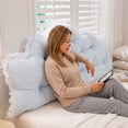 thumbnail image 6 of Bed Lumbar Support, Headboard Rest Cushion, Reading Pillow Tote, Soft Supportive Structure and Pressure Relief Function for King Beds, Large Bedrooms, and Family Resting, 6 of 6