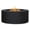 Black, variant on Real Flame Aegean Round Contemporary Steel Propane Fire Table in Black