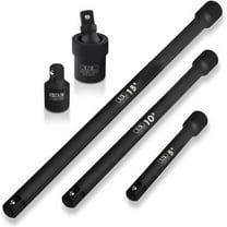 Neiko 00256A 1/2", Drive Impact Extension Bar and Adapter Socket Wrench & Set, 5 Piece