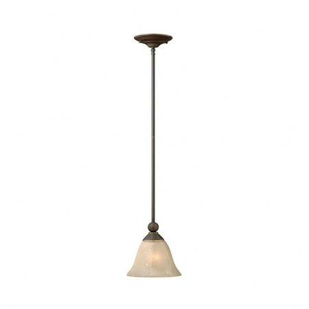 

1 Light Small Pendant in Transitional Style 7.75 inches Wide By 7.25 inches High Olde Bronze Light Amber Seedy Bailey Street Home 81-Bel-2998395