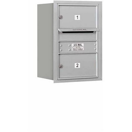 Cast Aluminum Wall Mailbox - Salsbury Industries 4C Horizontal Mailbox 6-Door High Unit (23.5