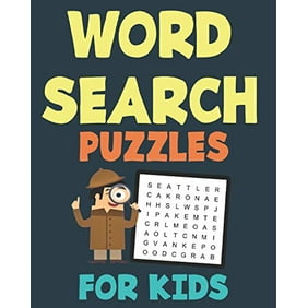 Word Search Puzzles For Kids : 50 Easy Large Print Word Find Puzzles for Kids Ages 5-7: Jumbo Word Search Puzzle Book For Kids With Themes (Paperback)
