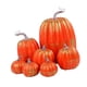 thumbnail image 3 of 7 calabazas artificiales, calabazas falsas, decoración apilable, calabazas decorativas para de otoño, suministros para fiestas temáticas de Naranja dorado, 3 of 8