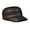 Brown, variant on Men Genuine Leather Black/Brown Flat Baseball Caps Male 55-60 Cm Customized Size Outdoor Warm Hat ,Unique Design