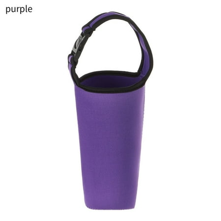 

900ml/30oz Anti-Hot Cup Sleeve Eco-Friendly Beverage Bag Water Mug Bottle Holder Tumbler Carrier Cup Accessories PURPLE PURPLE