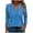 Multicolor Plus Size Blouse for Women_q, variant on CYMMPU Flower Pattern 3/4 Sleeve Spring Tops Blouses for Women Dressy Casual Loose Fit T-Shirts V Neck Fall Fashion Shirts Business Elegant Work Topss S