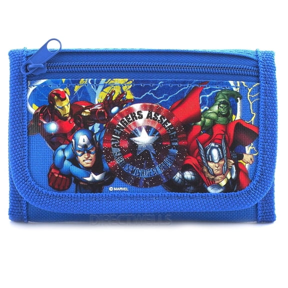 Avengers Blue Trifold Wallet