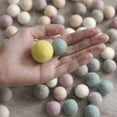 thumbnail image 4 of Wool Felt Beads-Felt Pom Poms-Felt Crafting Beads-Felt Balls-Felt Garland-DIY Garland-Baby Shower Décor-Nursery Décor-Felted Beads-Crafting (50pcs/2cm), 4 of 6
