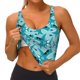 thumbnail image 3 of Balery Shark Wearing Sunglasses Sujetadores deportivos con espalda cruzada para mujer, acolchados, sin costuras, de alto impacto, ideales para yoga, gimnasio, entrenamiento y fitness.-, 3 of 8