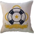 thumbnail image 3 of 4Pack Coastal Sailing Throw Pillow Covers Navigation Anchor-Lighthouse-Rudder-Life Buoy Ocean Decor Cushion Covers Nautical Beach Decorative Pillowcases 18×18 Inch(Yellow), 3 of 6