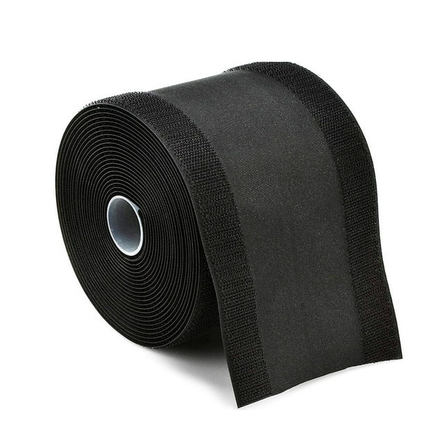 Housse de Câble en Nylon Protecteur de Fil Adhésif Couverture de Sol Réutilisable Gestion Cordon Tube, Type Tapis, 1m