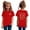 Red, variant on shqvo Cute Shirts for Girls 10-12 Baggy Classic Neck Spring Summer Short Sleeve Tops for Girls Casual Pullover Active Fit Tops Daily Wear Toddler Girl Short Sleeve