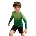 thumbnail image 4 of MEZZALL Children Swim Tops Boys Long Sleeve O-Neck Rash guard Swimwear Gradient Sun Shirt For Kids Toddler Stylish Summer Beachwear, 4 of 4