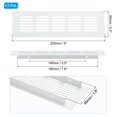 thumbnail image 2 of Unique Bargains Couverture de Ventilation de Porte 9 x 2,4 Pouces, 2 Pcs Grille de Ventilation Robuste, 2 of 7