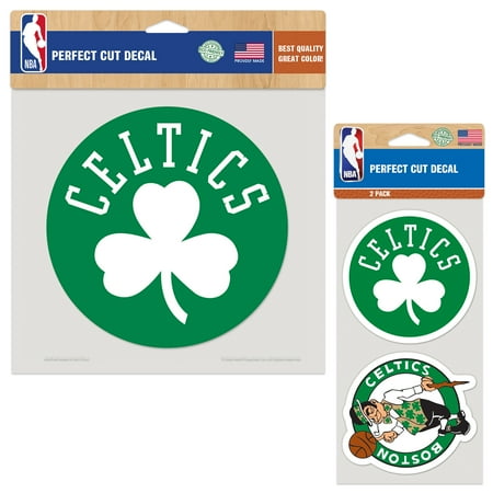 WinCraft Boston Celtics Perfect Cut Decal Two-Pack Set WinCraft Boston Celtics Perfect Cut Decal Two-Pack Set