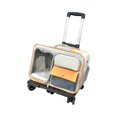 thumbnail image 3 of Transportín para gatos, bolsa de viaje para mascotas, mochila transportadora para gatos con rueda para cachorros, 3 of 7