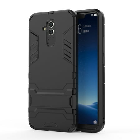 Shockproof PC + TPU Case for Huawei Mate 20 Lite, with Holder