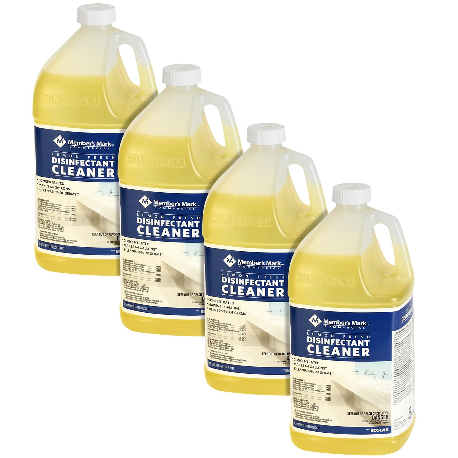 Lemon Fresh Disinfectant Cleaner by MM (4 gallons total)