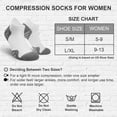 thumbnail image 2 of 6 Pairs Ankle Compression Socks for Women, Cushioned Running Socks with Arch Support, Low Cut, Targeted Compression, 2 of 7