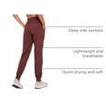 thumbnail image 4 of Pantalones Joggers CRZ YOGA Mujer 72 cm Bolsillos Merlot XS, 4 of 4