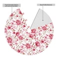 thumbnail image 2 of Picia Rose Flowers Print Christmas Tree Skirt , Christmas Tree Skirt Ornaments for Merry Christmas Holiday Party Decorations Indoor Outdoor-30", 2 of 7