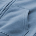 thumbnail image 2 of Mercatoo Toddler Cotton Hoodi𝐞s Zip up Plain Hooded Sweatshirts with Pockets Baby Boys Soft Comfy Long Sleeve Jackets Clothes, 2 of 8