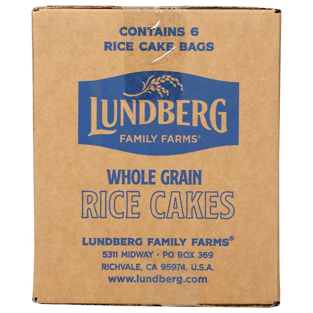 Lundberg Family Farms Organic Lightly Salted Wild Rice Cake, 8.5 Ounce -- 6 per Case.