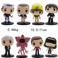 thumbnail image 1 of Stranger Things figura Eleven Steve Demogorgon Dustin figura de acción PVC adornos colección muñeca 6 uds Montauk figuras modelo Jugueteszhangyuxiang, 1 of 4