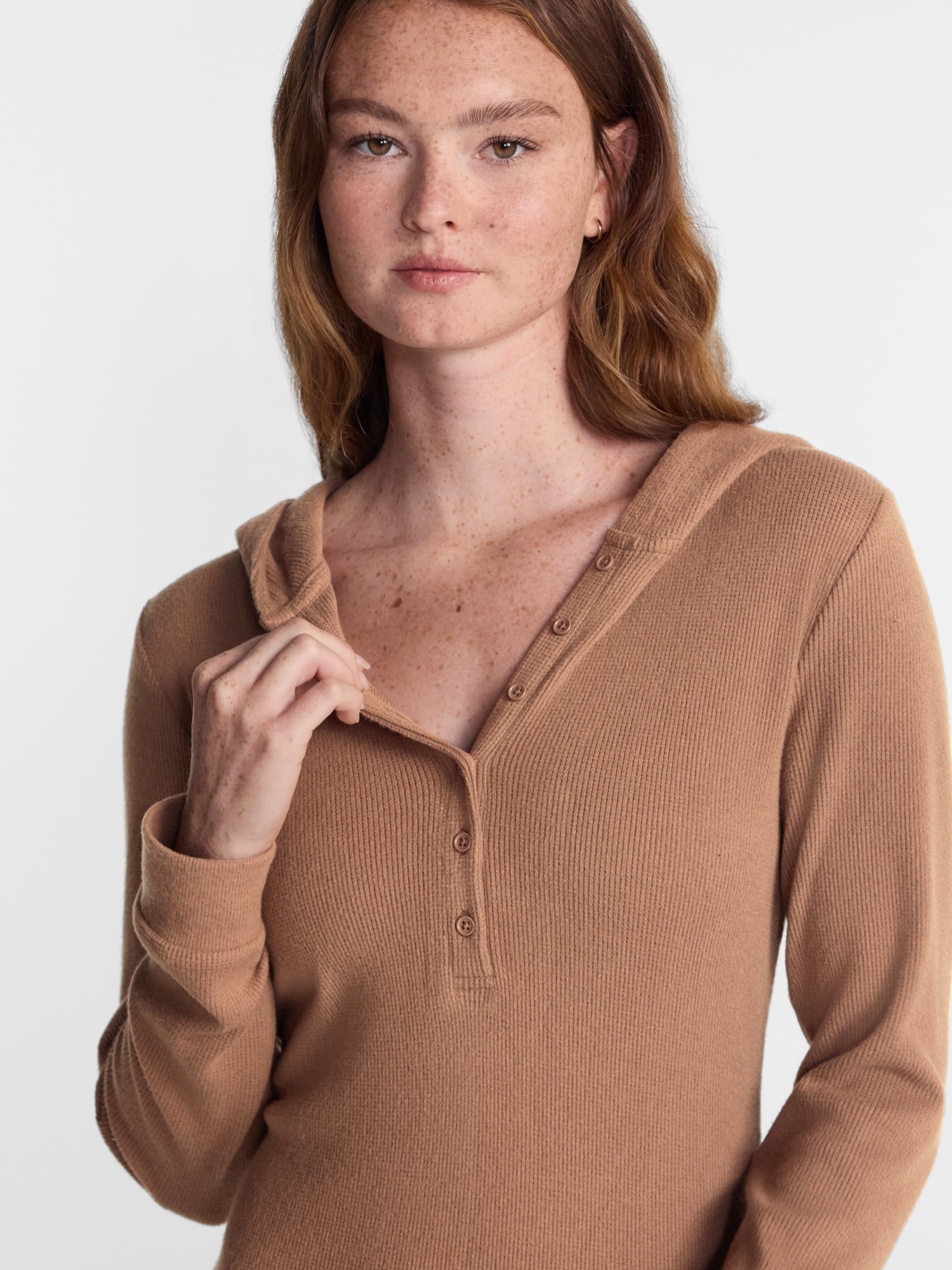 No Boundaries Waffle Knit Romper, Women’s XS-2X