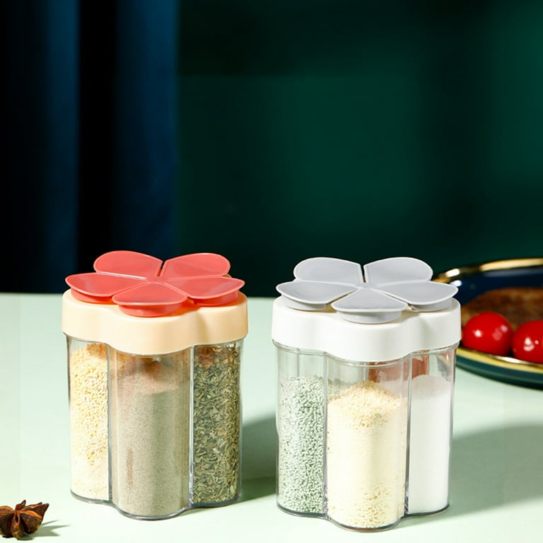 16Pcs 4oz Glass Spice Jars with Bamboo Lid, Empty Seasoning Jars