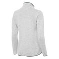 thumbnail image 3 of Women's Antigua  Heather Gray Inter Miami CF 2025 MLS Cup Champions Fortune Half-Zip Sweatshirt, 3 of 3