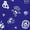 CLIP ART SKULL, ROYAL BLUE, variant on Men's Halloween Costumes Summer Sarong Wrap Pareo Caribbean Pirates Swim Trunks Swimwear Full Beach Wraps for Men One Size Skull Crossbones, Black