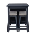 thumbnail image 6 of Liberty Furniture Brook Creek 5 Piece Kitchen Dining Counter Table Set Navy Blue, 6 of 11
