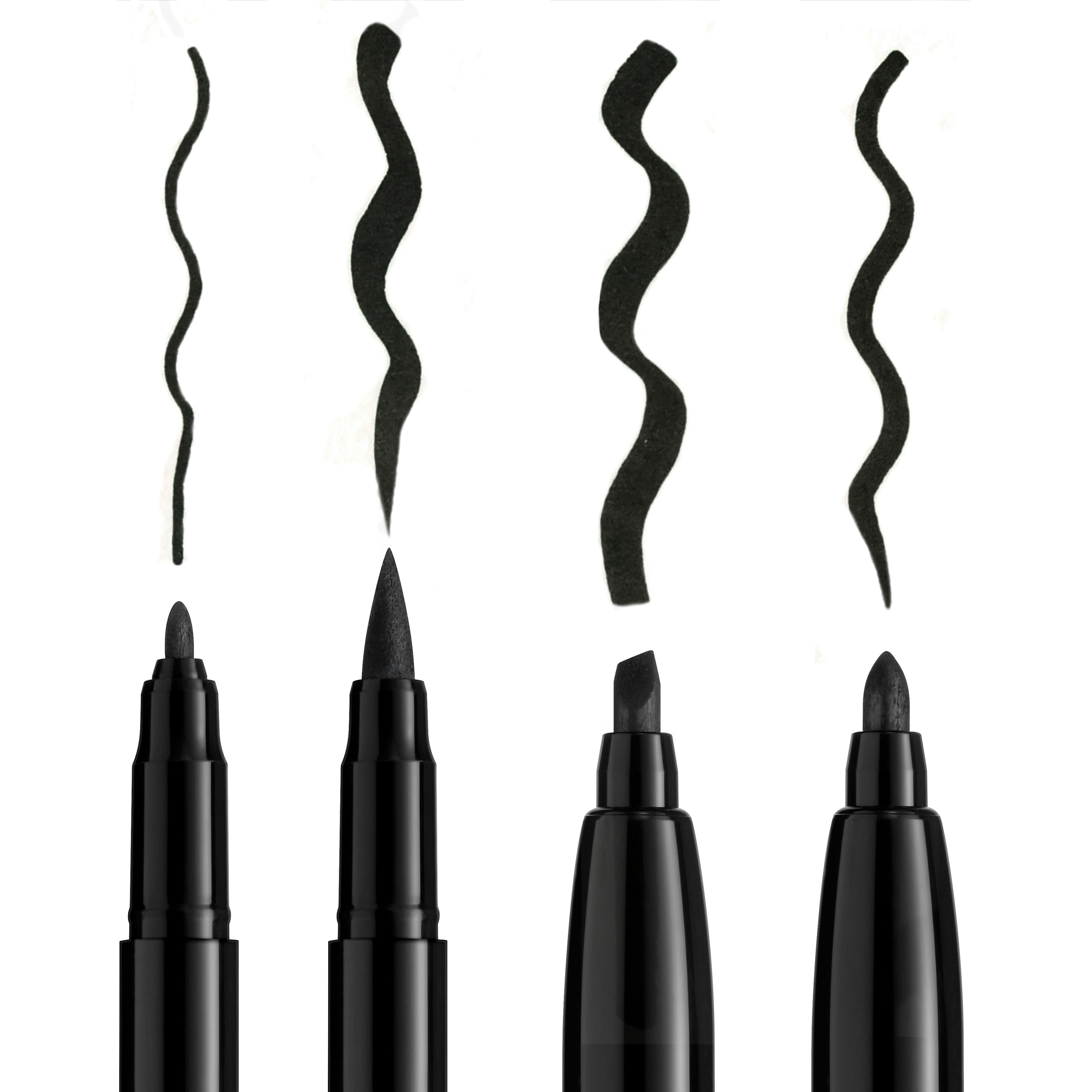 Make Market Black Permanent Fabric Ink Markers, 12 Packs: 4 ct. (48 total)