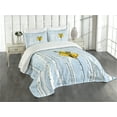 thumbnail image 3 of Ambesonne Hunting Quilted Bedspread Set 3 Pcs, Attention Deer, Queen Size, Multicolor, 3 of 5