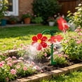 thumbnail image 6 of Crazy Daisy Sprinkler Crazy Dancing Flower Water Sprinklers Funny 360° Rotating Sun Flower Dancing Daisy Lawn Sprinkler for Yard Watering Dogs Kids Playing (Red), 6 of 7