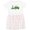 thumbnail image 3 of Inktastic Second Birthday Tractor Girls Toddler Dress, 3 of 5