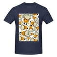 thumbnail image 4 of Bingfone Giraffes Head Men'S Loose Fit Short-Sleeve Pocket T-Shirt, 4 of 7